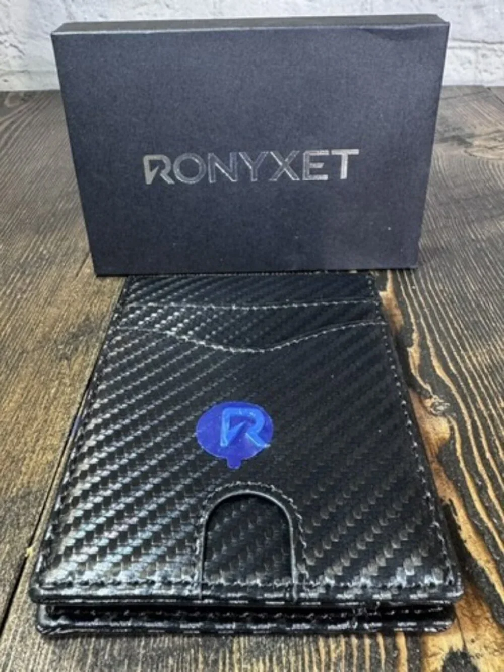 Slim Wallet Money Clip RFID Blocking Minimalist Front Pocket Bifold Men’s Black